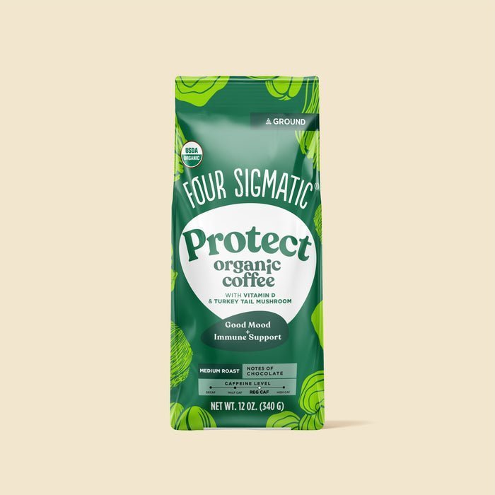 Four Sigmatic Organic Protect Ground Coffee Bag — UK Shroom Bros