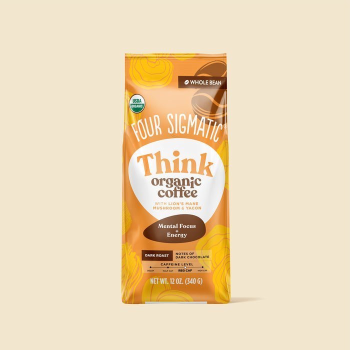 Four Sigmatic Organic Think Whole Bean Coffee Bag — UK Shroom Bros