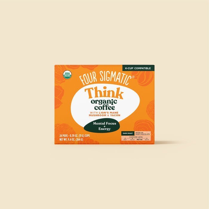 Four Sigmatic Organic Think Coffee Pods Box- 24 count — UK Shroom Bros