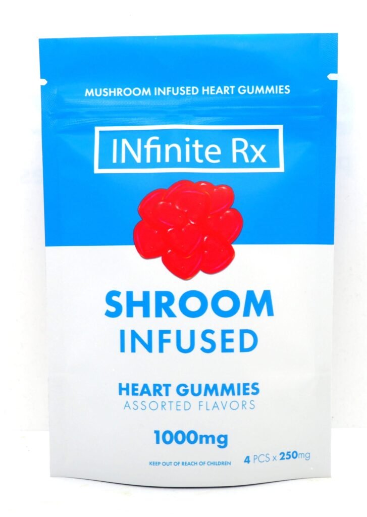 INfinite Rx Shroom Infused Heart Gummies Edibles (1000mg) — UK Shroom Bros