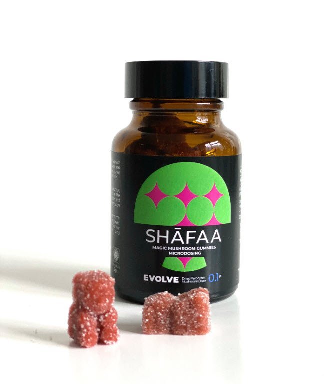 Shafaa Evolve Magic Mushroom Microdosing Gummy Bears — UK Shroom Bros