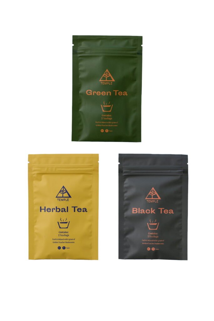 Temple Magic Mushroom Tea Trifecta Pack — UK Shroom Bros