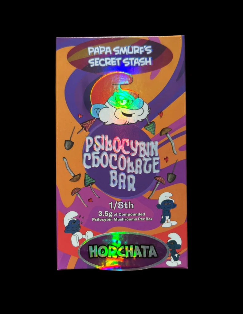 Papa Smurf’s Secrect Stash Shroom Bar – Horchata 3.5G — UK Shroom Bros