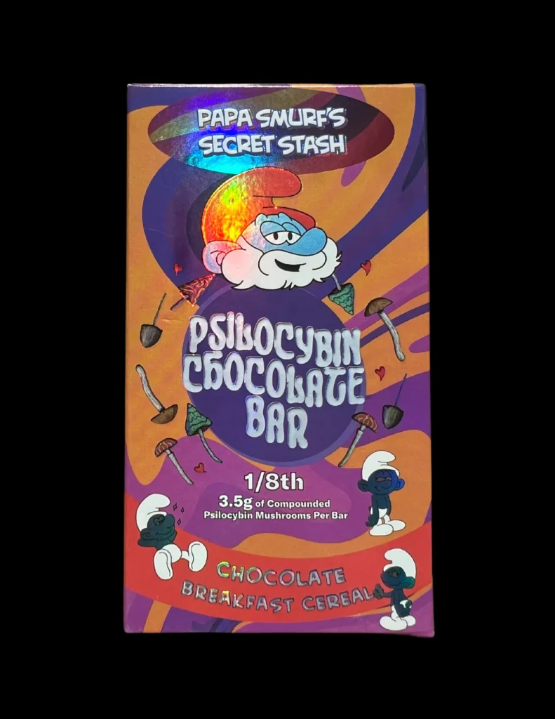 Papa Smurf’s Secret Stash Shroom Bar – Reeses 3.5G — UK Shroom Bros