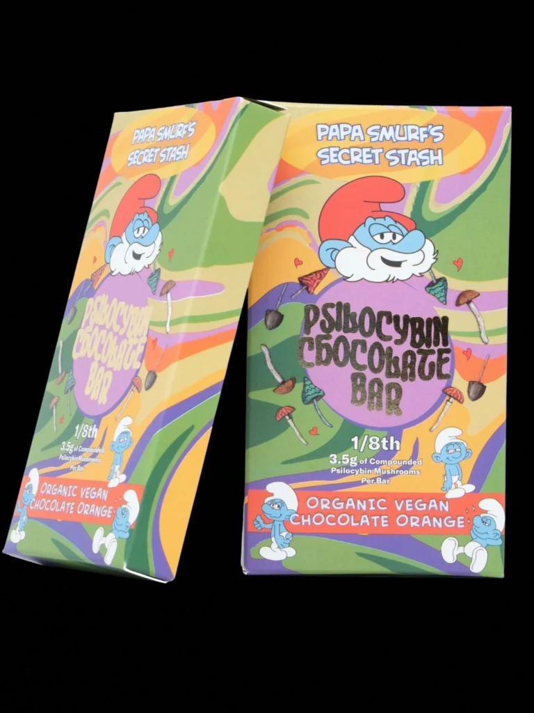 Papa Smurf’s Secret Stash Shroom Bar – Chocolate 3.5G — UK Shroom Bros
