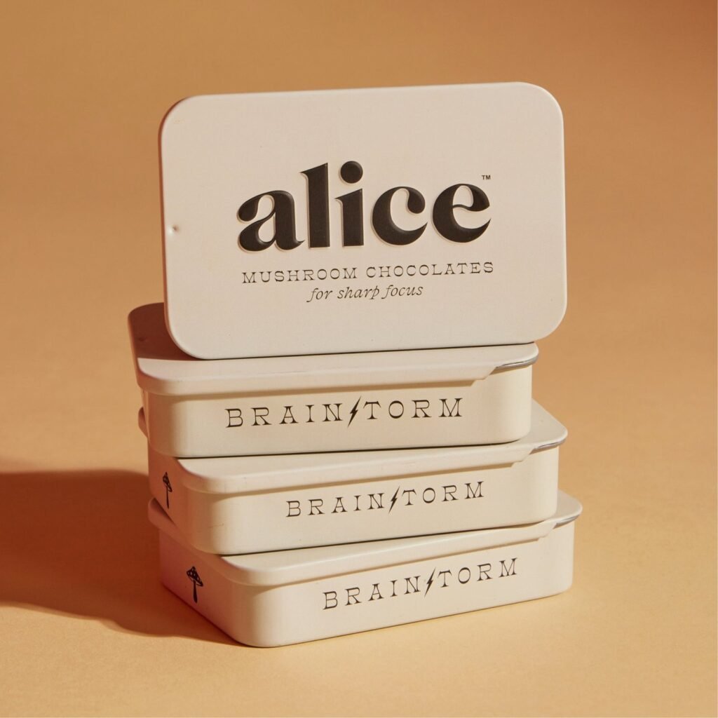 Alice Mushrooms – Brainstorm Chocolate For Sharp Focus — UK Shroom Bros