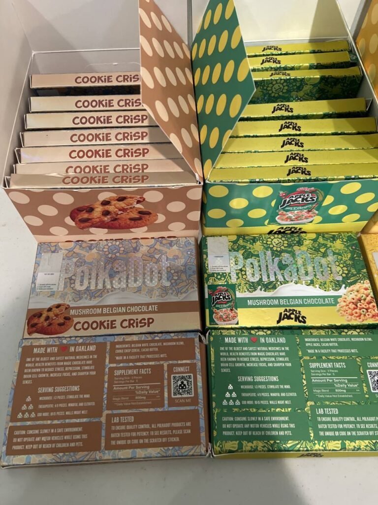 PolkaDot Mushroom Chocolate Box | Bulk/Wholesale — UK Shroom Bros
