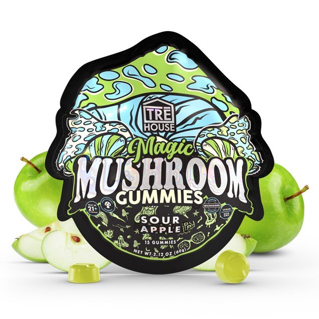 Sour Apple Magic Mushroom Gummies — UK Shroom Bros